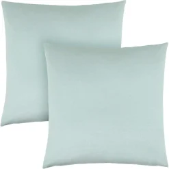 Ensemble de 2 coussins décoratifs en satin 18"