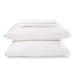 Ensemble de draps 2 simple XL en microfibre - blanc