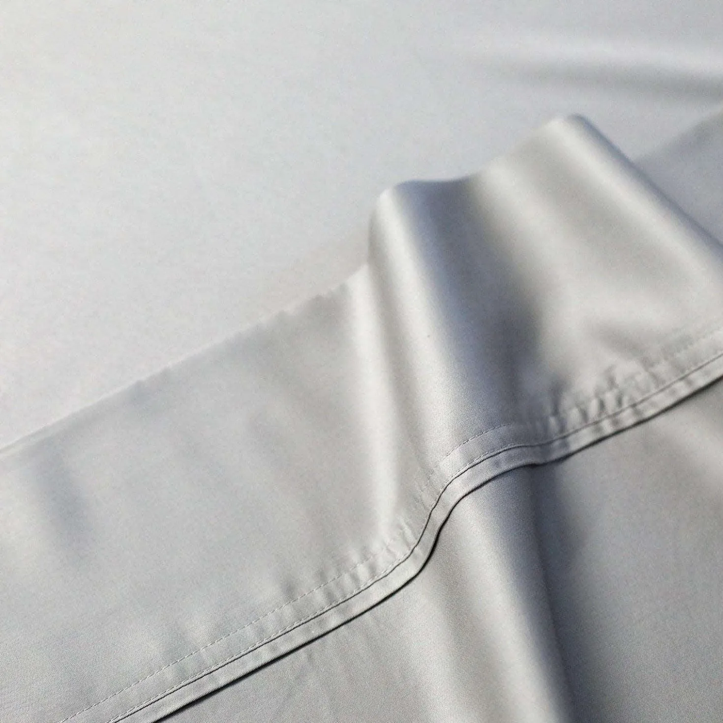 Ensemble de draps king en bambou - gris ciment