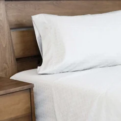 Ensemble de draps king en microfibre - blanc