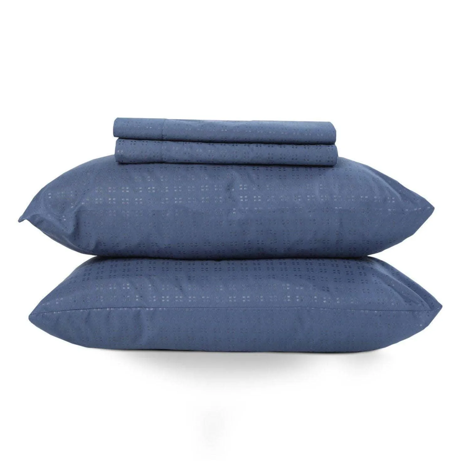 Ensemble de draps queen en microfibre - bleu