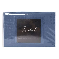 Ensemble de draps queen en microfibre - bleu