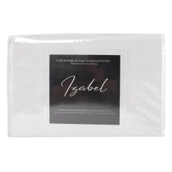 Ensemble de draps simple XL en microfibre - blanc