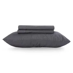 Ensemble de draps simple XL en microfibre - gris charbon