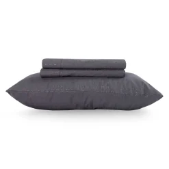 Ensemble de draps simple en microfibre - gris charbon