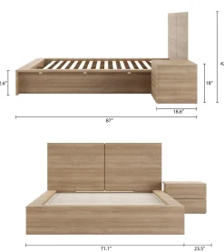 Ensemble grand lit (60