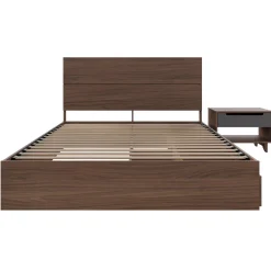 Ensemble grand lit avec rangement (60") - 3 mcx - Nexera
