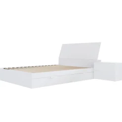 Ensemble grand lit avec rangement (60") - 3 mcx - Nexera