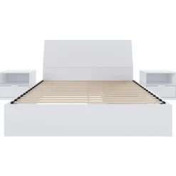 Ensemble grand lit avec rangement (60") - 4 mcx - Nexera