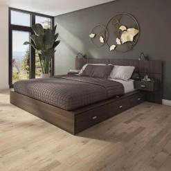Ensemble grand lit avec rangement 6 tiroirs (60") - 4 mcx
