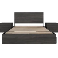 Ensemble grand lit avec rangement (60") - 4 mcx - Nexera