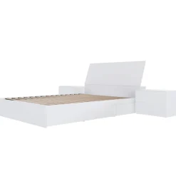 Ensemble lit double avec rangement (54