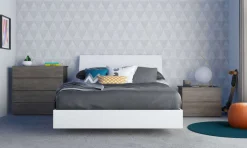 Ensemble lit double avec rangement (54