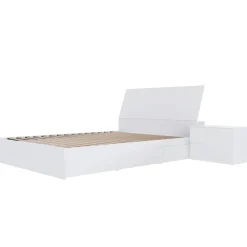 Ensemble lit double avec rangement (54") - 3mcx - Nexera