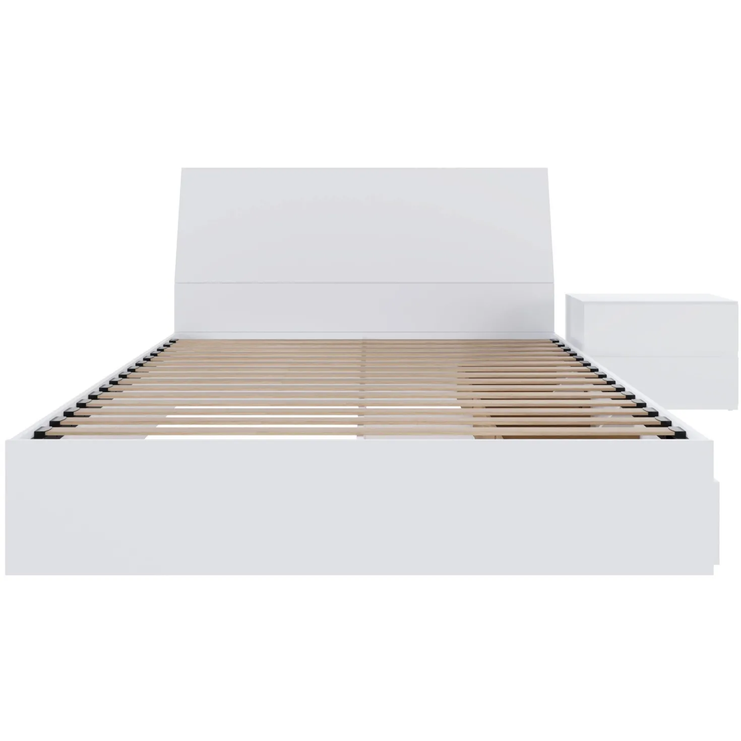 Ensemble lit double avec rangement (54") - 3mcx - Nexera