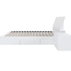 Ensemble lit double avec rangement (54