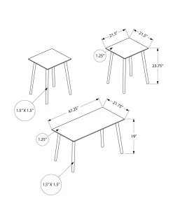 Ensemble tables de salon 3 mcx - Monarch