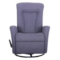 Fauteuil berçant pivotant inclinable - gris
