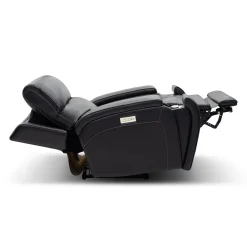 Fauteuil inclinable électrique avec appui-tête ajustable, commandes rétractables et système de son immersif