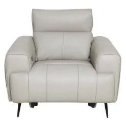 Fauteuil électrique inclinable en cuir véritable