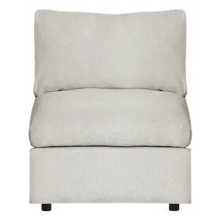 Fauteuil modulaire sans bras - beige