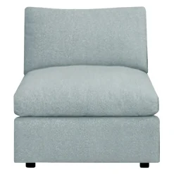 Fauteuil modulaire sans bras - gris