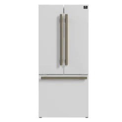 FORNO Réfrigérateur 17,5 pi3 30 po Blanc Portes françaises - FFFFD1974-31