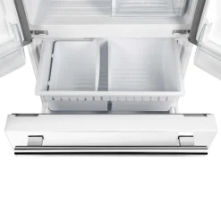 FORNO Réfrigérateur 17,5 pi3 30 po Blanc Portes françaises - FFFFD1974-31