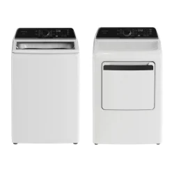 FRIGIDAIRE Ensemble laveuse sécheuse, Blanc, Chargement par le haut