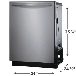FRIGIDAIRE GALLERY Lave-vaisselle Encastré Inox 24