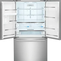 FRIGIDAIRE GALLERY Réfrigérateur 28,8 pi3 36 po Inox Congélateur en bas, Portes françaises - GRFN2853AF