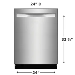 FRIGIDAIRE Lave-vaisselle Encastré Inox 24