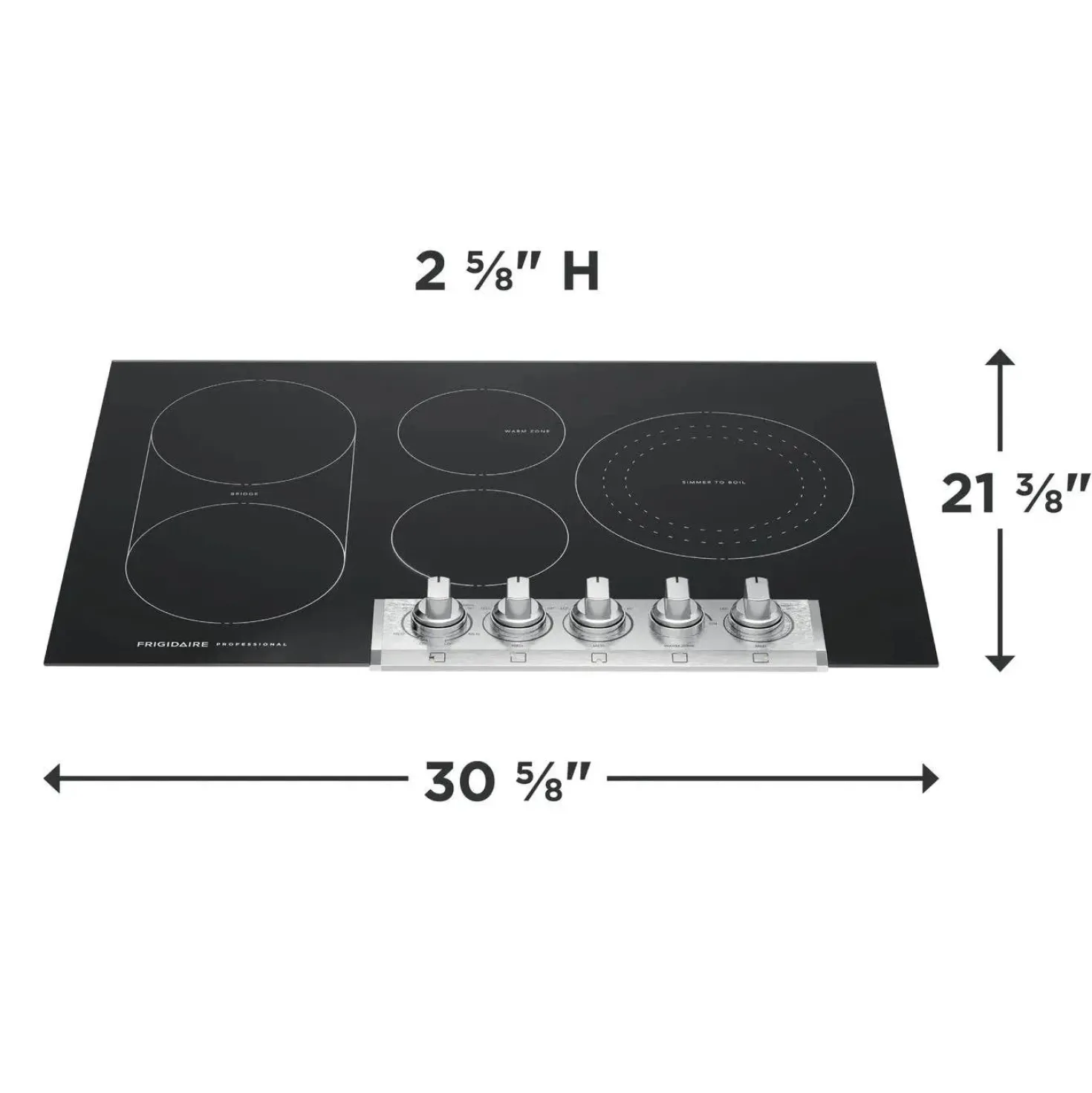Frigidaire Professional Plaque de cuisson Vitrocéramique Noir 30" Noir - PCCE3080AF