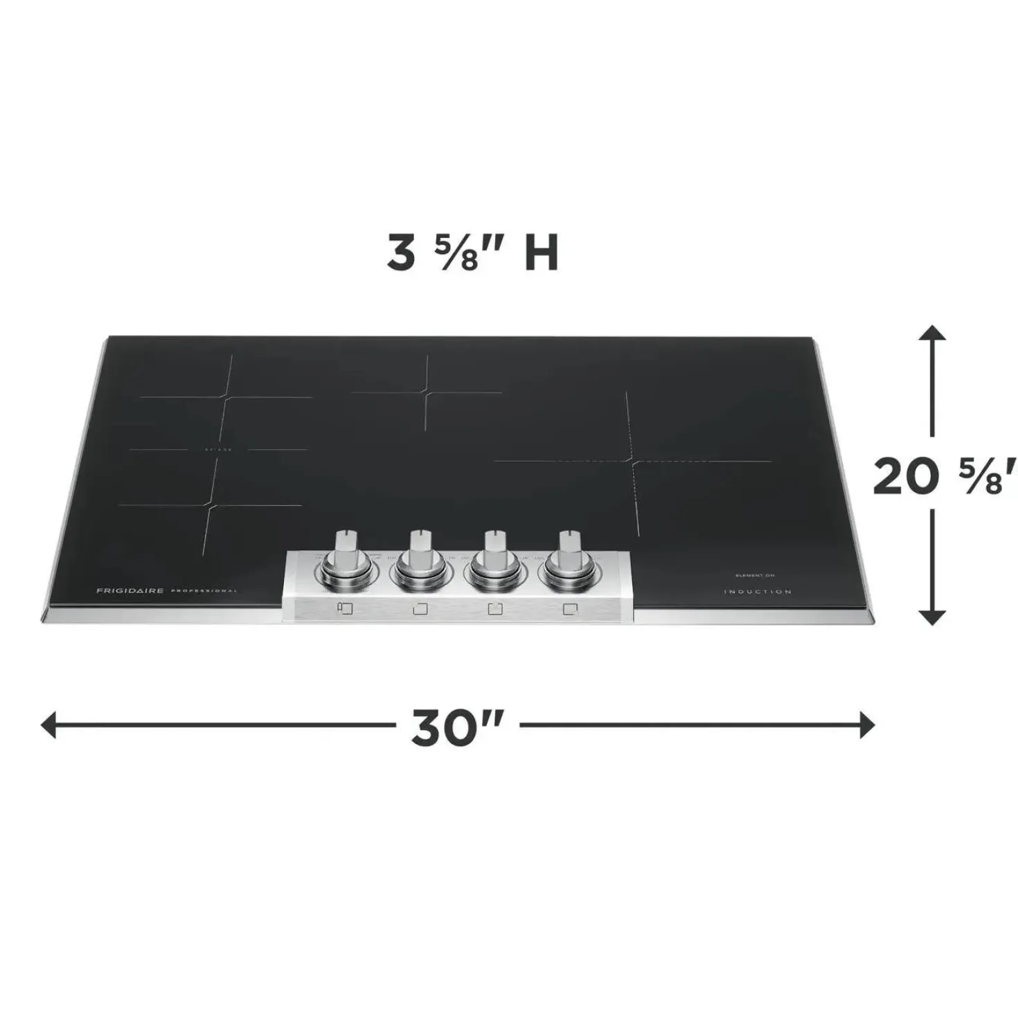 Frigidaire Professional Plaque de cuisson Induction Noir 30" Noir - PCCI3080AF
