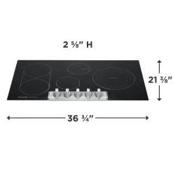 Frigidaire Professional Plaque de cuisson Vitrocéramique Noir 36