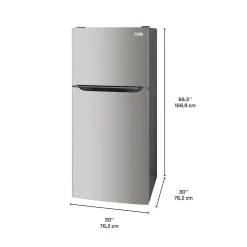 FRIGIDAIRE Réfrigerateur 18 pi3 30 po Inox Congélateur en haut - FRTE1835AS