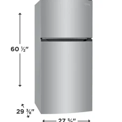 FRIGIDAIRE Réfrigérateur 13,9 pi3 27 po Inox Congélateur en haut - FFHT1425VV