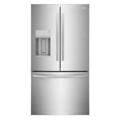 FRIGIDAIRE Réfrigérateur 27,8 pi3 36 po Inox Congélateur en bas, Portes françaises - FRFS2823AS