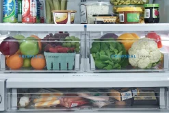 FRIGIDAIRE Réfrigérateur 27,8 pi3 36 po Inox Congélateur en bas, Portes françaises - FRFS2823AS