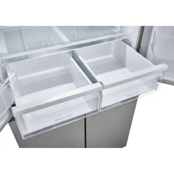 FRIGIDAIRE Réfrigérateur 17,4 pi3 33 po Inox Congélateur en bas, Portes françaises - FRQG1721AV