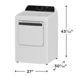FRIGIDAIRE Sécheuse Chargement frontal Blanc 27