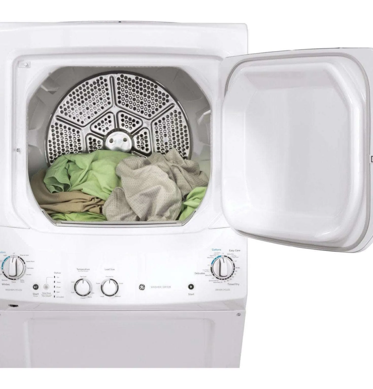GE Centre de buanderie, Blanc, 24", Chargement par le haut - GUD24ESMMWW