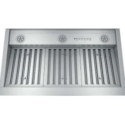 GE Hotte Encastré Acier inoxydable 34.25" , 610 PI3/MIN-UVC9360SLSS