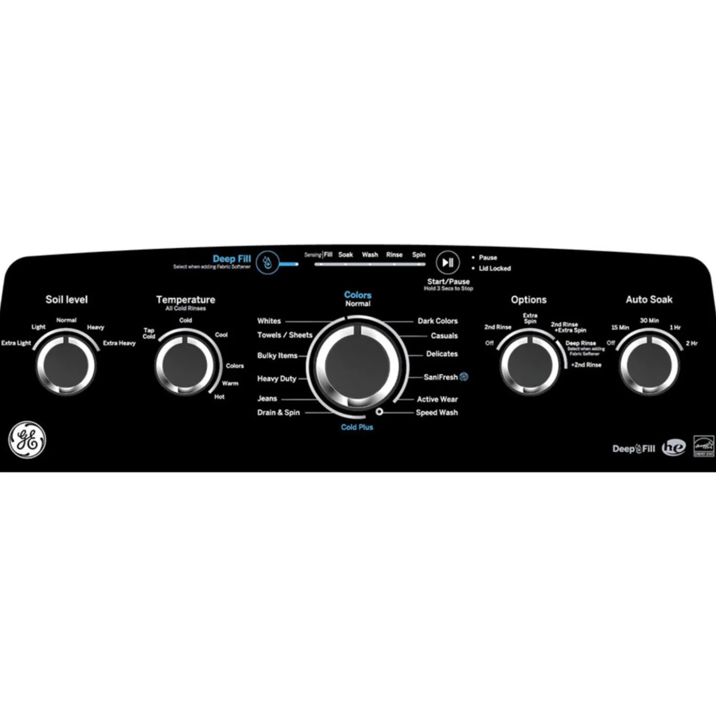 GE Laveuse Chargement par le haut Gris 27" - GTW491BMRDG