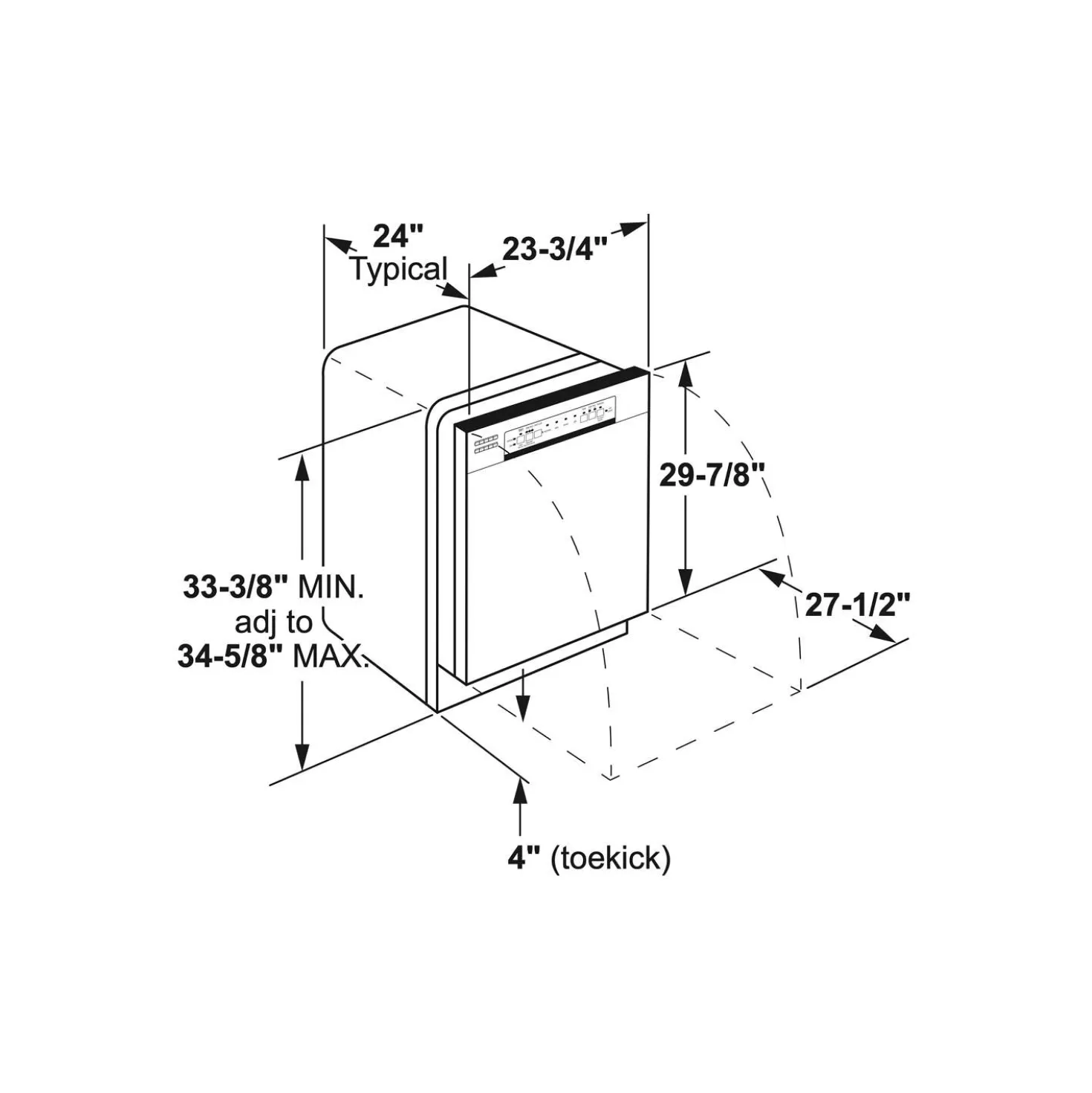 GE Lave-vaisselle Encastré Acier inoxydable 24" 59dB - GDF510PSRSS