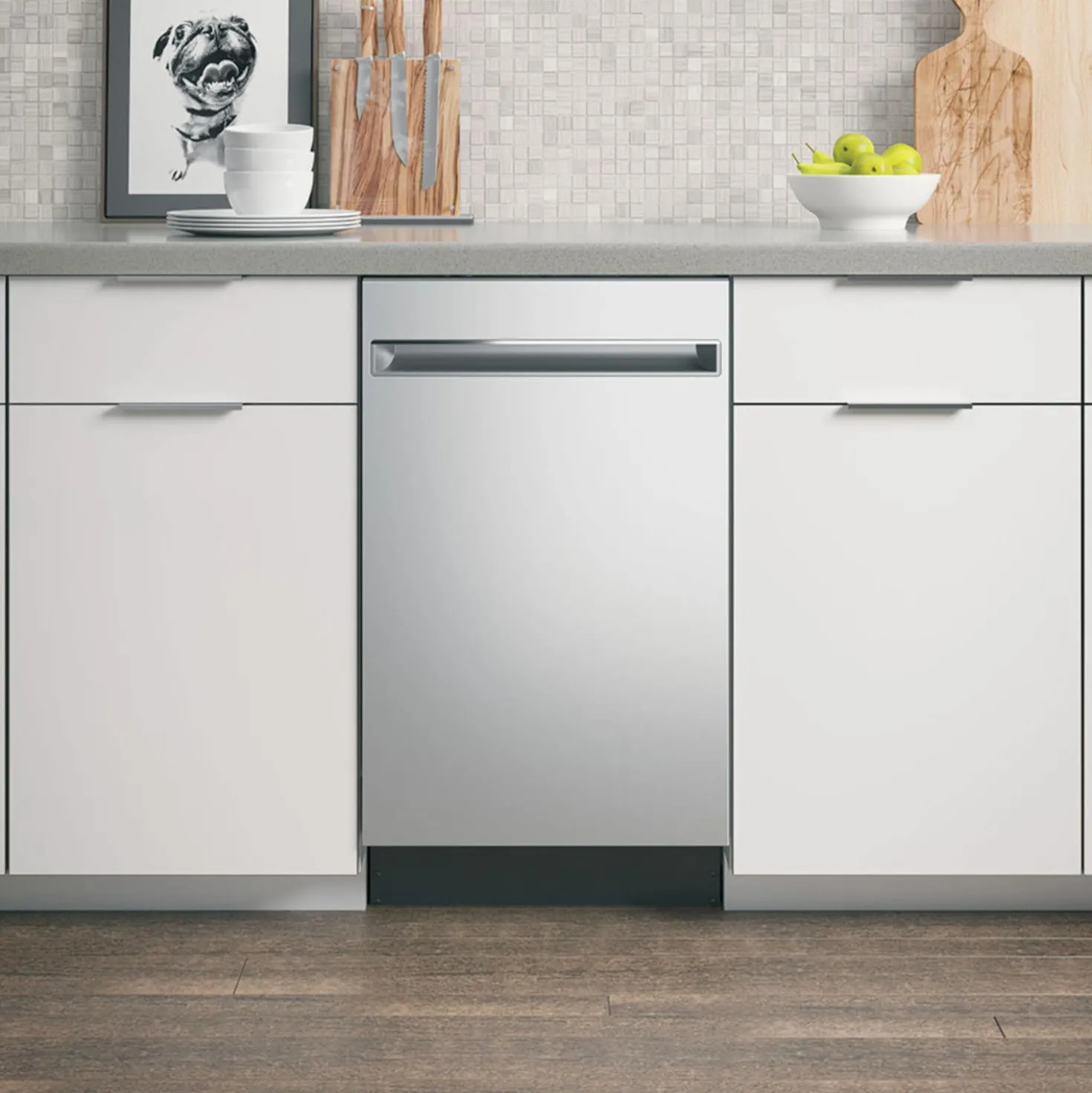 GE Profile Lave-vaisselle 18 po Encastré Acier inoxydable 18" 47dB - PDT145SSLSS