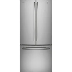 GE Profile Réfrigérateur 20,8 pi3 30 po Acier inoxydable Congélateur en bas, Portes françaises - PNE21NYRKFS