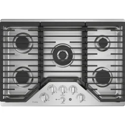 GE Profile Table de cuisson Gaz Acier inoxydable 30" Acier inoxydable - PGP9030SLSS