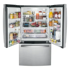 GE Réfrigérateur 21,9 pi3 36 po Acier inoxydable Portes françaises - GWE22JYMFS