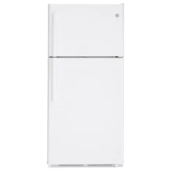 GE Réfrigérateur 18 pi3 30 po Blanc Congélateur en haut - GTE18FTLKWW
